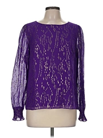 Lilly Pulitzer Long Sleeve Silk Top (view 1)