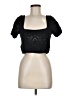 Zara Black Short Sleeve Top Size M - photo 1