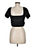 Zara Black Short Sleeve Top Size M - photo 2