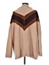 Free People Chevron-herringbone Tan Poncho Size M - photo 2
