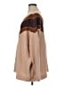 Free People Chevron-herringbone Tan Poncho Size M - photo 5