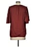 Jigsaw 100% Polyester Burgundy Short Sleeve Blouse Size 4 - photo 2