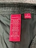 Nine & Co. 100% Polyester Houndstooth Gray Formal Skirt Size 12 - photo 4