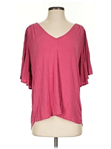 Bordeaux Short Sleeve Top (view 1)