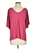 Bordeaux Pink Short Sleeve Top Size S - photo 1