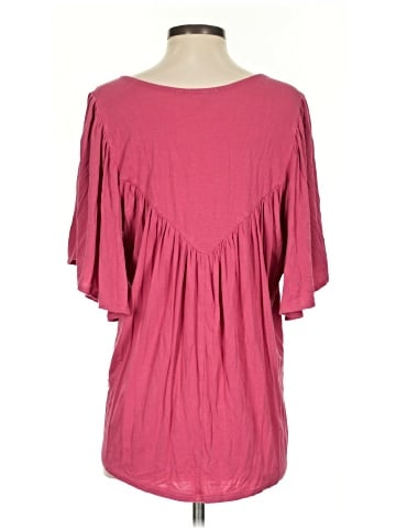 Bordeaux Short Sleeve Top (view 2)