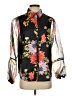 Fate 100% Polyester Floral Black 3/4 Sleeve Blouse Size S - photo 1