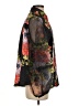 Fate 100% Polyester Floral Black 3/4 Sleeve Blouse Size S - photo 4
