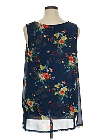 Roz & Ali Sleeveless Blouse (view 2)