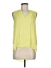 Maeve 100% Polyester Yellow Sleeveless Blouse Size 8 - photo 1