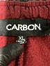 Carbon 100% Polyester Solid Burgundy Athletic Shorts Size XL - photo 3