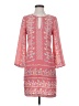 BCBGMAXAZRIA 100% Polyester Paisley Pink Casual Dress Size XS - photo 1