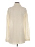 Mystree Chevron-herringbone Ivory Long Sleeve Blouse Size S - photo 2
