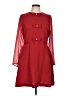 Maison Jules 100% Polyester Solid Red Cocktail Dress Size L - photo 1