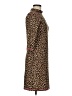 Slate & Willow Animal Print Brown Cocktail Dress Size M - photo 4