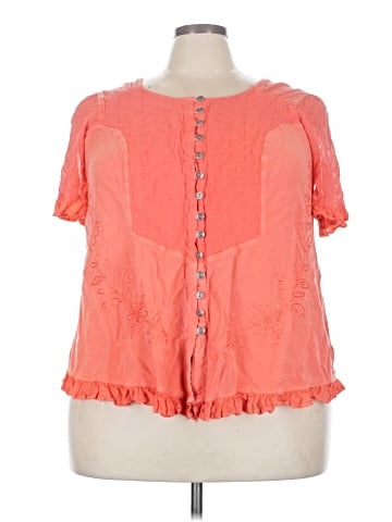 Roaman's Short Sleeve Blouse (view 1)