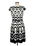 Just... Taylor Graphic Ivory Casual Dress Size 8 - photo 2