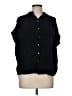 Madewell 100% Viscose Black Central Drapey Shirt Size M - photo 1