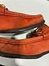Gucci 100% Leather Orange Brown Flats Size 7 1/2 - photo 3