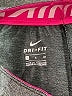 Nike 100% Polyester Gray Athletic Shorts Size S - photo 3