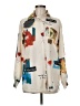 Unbranded Print Ivory Long Sleeve Blouse Size M - photo 1
