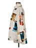 Unbranded Print Ivory Long Sleeve Blouse Size M - photo 5