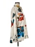 Unbranded Print Ivory Long Sleeve Blouse Size M - photo 4