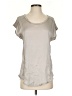 Apostrophe 100% Viscose Gray Short Sleeve Top Size S - photo 1