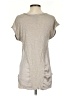 Apostrophe 100% Viscose Gray Short Sleeve Top Size S - photo 2