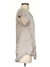 Apostrophe 100% Viscose Gray Short Sleeve Top Size S - photo 4