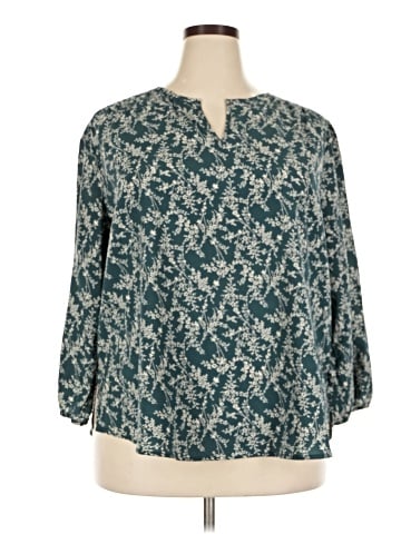 Monday Fun 3/4 Sleeve Blouse (view 1)