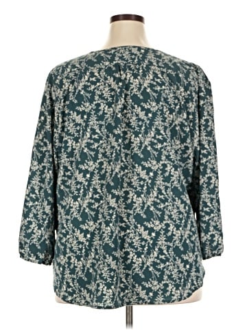 Monday Fun 3/4 Sleeve Blouse (view 2)