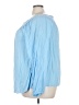 Roaman's 100% Rayon Blue Long Sleeve Blouse Size 24W - photo 5
