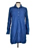 Old Navy 100% Cotton Blue Long Sleeve Button-Down Shirt Size M - photo 1