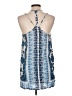 Angie 100% Rayon Blue Tank Top Size L - photo 2
