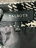 Talbots Plaid Black Formal Skirt Size 8 - photo 3