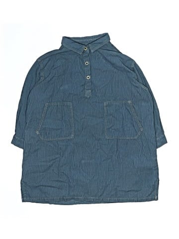 Zara Kids 3/4 Sleeve Button-Down Shirt (view 1)