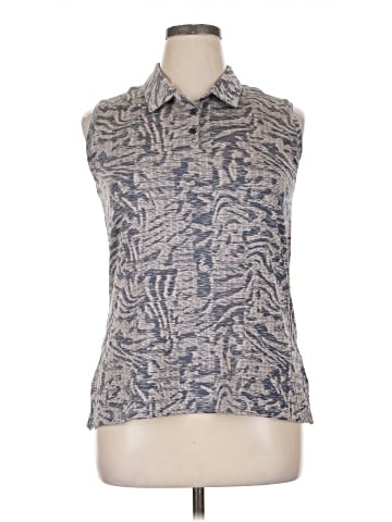 Adidas Sleeveless Button-Down Shirt (view 1)