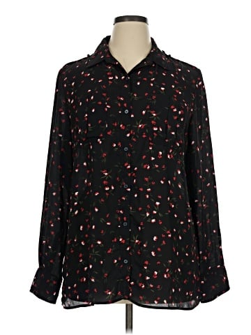 Banana Republic Factory Store Long Sleeve Blouse (view 1)