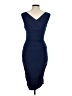 Express Solid Blue Cocktail Dress Size M - photo 2