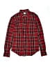 Crewcuts 100% Cotton Plaid Red Long Sleeve Button-Down Shirt Size 16 - photo 1
