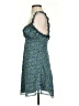 Here Comes the Sun 100% Polyester Hearts Blue Cocktail Dress Size S - photo 5