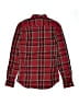 Crewcuts 100% Cotton Plaid Red Long Sleeve Button-Down Shirt Size 16 - photo 2