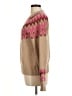 Lucky Brand 100% Polyester Chevron-herringbone Tan Pullover Sweater Size M - photo 5