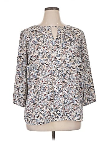Collective Concepts 3/4 Sleeve Blouse (view 1)