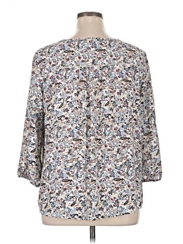 Collective Concepts 3/4 Sleeve Blouse (view 2)