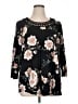 Daniel Rainn Black 3/4 Sleeve Blouse Size 1X - photo 1