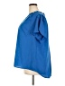 41Hawthorn 100% Polyester Blue Short Sleeve Blouse Size 2X - photo 5
