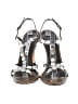 L'autre Chose 100% Leather Silver Sandals Size EU 36 - photo 2