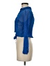 Angie 100% Polyester Blue 3/4 Sleeve Blouse Size M - photo 5